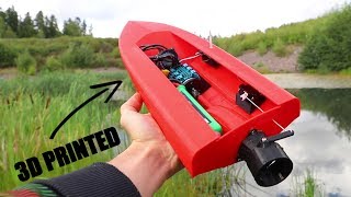 3D Printed RC Boat with JET PROPULSION [upl. by Voltz]