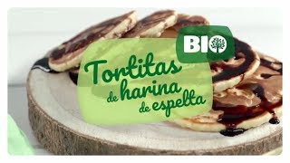 Recetas de Fabián León Tortitas de harina de espelta [upl. by Pontius]