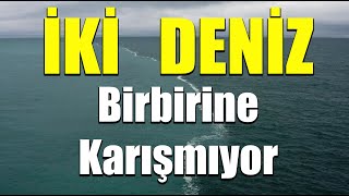 İKİ DENİZ BİRBİRİNE KARIŞMIYOR [upl. by Audrit]