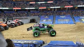 Monster Jam Grave Digger Freestyle  Amalie Arena Aug 19th 2023 [upl. by Ahseken]