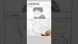 Can I draw Okarun in 10 mins okarun dandadan challenge trending shorts foryou anime drawing [upl. by Hoon707]