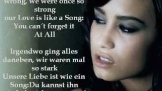 Demi Lovato Don´t Forget lyricsdeutsche Übersetzung [upl. by Dinan250]