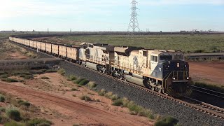 Iron Ore Trains of Australias Pilbara Part 3 [upl. by Avi]