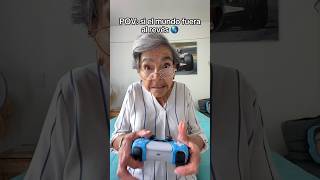 Mi abuela es gamer 🎮👵🏼 shorts [upl. by Airtal]