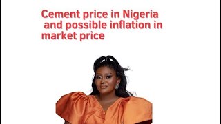 Price of cement in the Nigerian market Fandfglobal [upl. by Selyn]