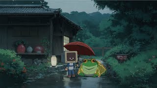 Chill Rain Ghibli Lofi 🌧 Calm Your Anxiety Relaxing Music  Lofi Hip Hop Mix  Aesthetic Lofi [upl. by Suelo]