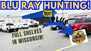 BLU RAY HUNTING  Best Buy  Spirit Halloween  Stopping By Lambeau Field [upl. by Sanyu]