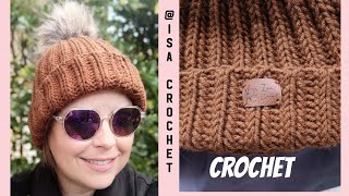 Tuto Bonnet quotGizouquot facile au crochet mixte Hommefemmeenfantbébé [upl. by Bertrando]