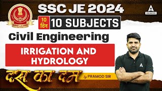 SSC JE 2024 Civil Engineering  Irrigation and Hydrology  SSC JE Civil By Pramod Sir [upl. by Luing]