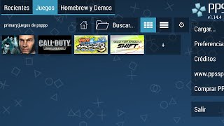 Instalar Juegos En PPSSPP Para Android [upl. by Krissie311]