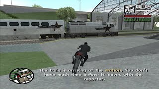 GTA San Andreas  Snail Trail  Syndicate mission 6  How to skip chasing the train [upl. by Inahet851]