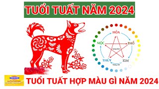 Tuổi Tuất Năm 2024  Tuổi Tuất Hợp Màu Gì Năm 2024 [upl. by Mihalco578]