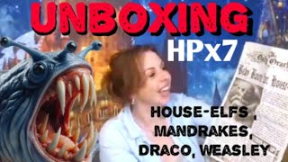 UNBOXING this months HPX7 Box by the forgotten corner  subscription Box  NEW  UNBOX with me [upl. by Aicilram268]