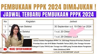 JADWAL CPNS DAN PPPK 2024 SAMA  JADWAL PENGUMUMAN PENDAFTARAN PEMBUKAAN PPPK 2024 [upl. by Germann]