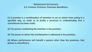 12 Contracts Promissory Estoppel [upl. by Nylyahs134]