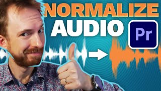 How to Normalize Audio in Premiere Pro 2024 [upl. by Asel]