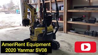 2020 Yanmar SV08 Micro Excavator [upl. by Dieter]