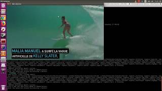 Track surfer with OpenCV KCF Tracker [upl. by Seidler498]