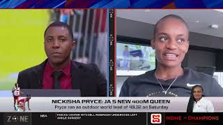 Nickisha Pryce JAs new 400m queen  SportsMax Zone [upl. by Libys]