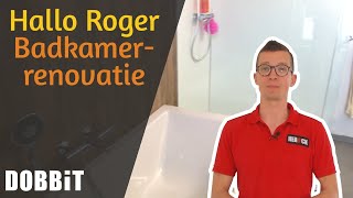 Badkamerrenovatie van A tot Z vloer  wand  bad  douche  hangtoilet en kraanwerk [upl. by Emmey]