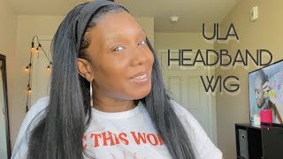 How To  ZURY SIS headband wig ULA for under 20 bucks  ONLY MEL [upl. by Yretsym]