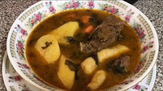 HOW TO MAKE HAITIAN BOUILLON aka HAITIAN BEEF STEW [upl. by Giuliana]