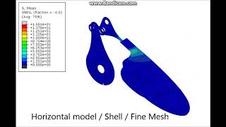 Flapping Wing Analysis For Different Cases  FEA  ABAQUS [upl. by Askwith]