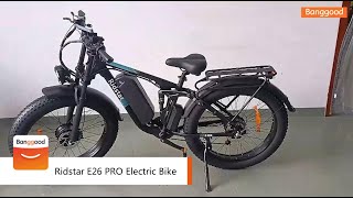 Unboxing Ridstar E26 PRO Electric Bike  Shop on Banggood [upl. by Ddej]