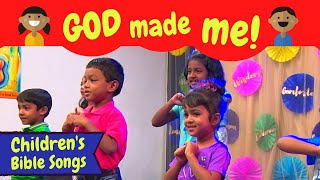 God made me  BF KIDS  Sunday School songs  Bible songs for kids  Kids action bible songs [upl. by Dnomrej]