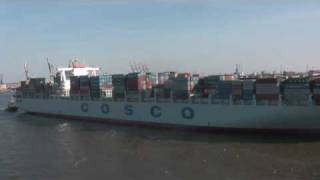 Containership Cosco Oceania [upl. by Riegel897]