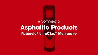 Asphaltic Ruberoid UltraClad Membrane Benefits  GAF Roofing [upl. by Ameerahs]