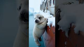 A touching story about an injured baby otter asking for help from the sailors on the ship animals [upl. by Iroc]