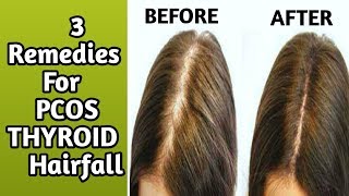 3 Home Remedies for hair fall hairfall due to PCOS pcod and thyroidRachna Reviews [upl. by Airotciv295]