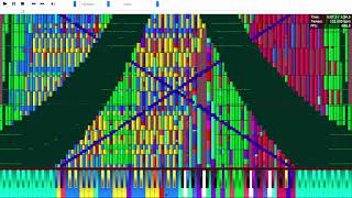 BLACK MIDI The AntiChlorobenzene  1853 million notes  PFA LAG1 [upl. by Ardnohsal]