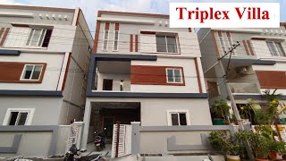 Duplex and Triplex villas for sale in Hyderabad  Direct Builder [upl. by Odama252]