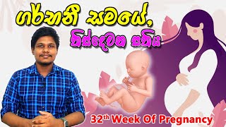 Pregnancy 32nd Week  Sinhala Medical Review  අම්මයි බබයි [upl. by Pontus27]