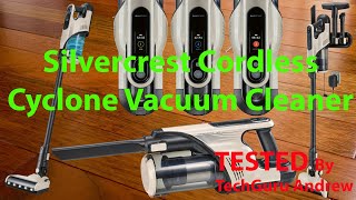 Silvercrest Cordless Cyclone Vacuum Cleaner SHAZDB 296 A2 [upl. by Ertnom]