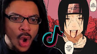 Sad Anime TikTok Compilation REACTION [upl. by Ahsyekat]