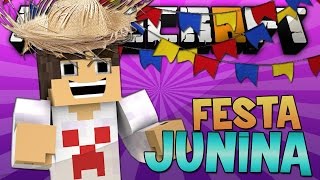 Minecraft FESTA JUNINA MOD [upl. by Nnaik]