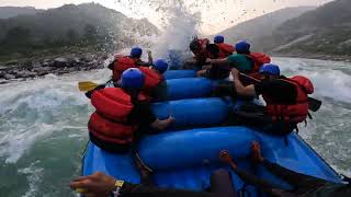 Water Rafting  🌊 EXPERIENCE THE THRILL OF WATER RAFTING IN RISHIKESH 🛶 [upl. by Ydnab]