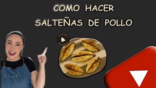 Backed empanadas recipe easy  Salteñas de pollo 🔥 Receta Boliviana 51 🥟 [upl. by Atwekk]