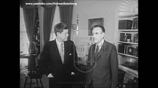 March 29 1961  President John F Kennedy Meets with Ambassador at Large Averell Harriman [upl. by Clovah]