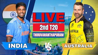 🔴 Live India vs Australia 2nd T20 Match Live Score amp Commentary  Live Cricket Today IND vs AUS [upl. by Sarson]