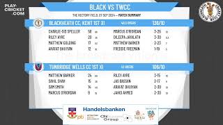 Blackheath CC Kent 1st XI v Tunbridge Wells CC 1st XI [upl. by Elwyn]