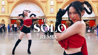 KPOP IN PUBLIC  ONE TAKE JENNIE  SOLO REMIX dance cover by REBORN [upl. by Maisel]