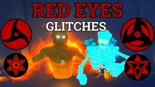 GLITCHES SHOWCASE  INTAGIBLE IS THE BEST RED EYE CLAN  The Time Of Ninja BETA [upl. by Enirehtakyram505]