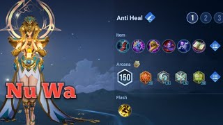 Honor Of King Nu Wa gameplay tricky mid hero [upl. by Jessee]