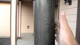 How To Build A Sauna Stove From 2 Propane Tanks Part 4 [upl. by Lello268]