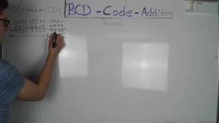 BCDCODE Binary Coded Decimal BEISPIEL  EXAMPLE  Digitaltechnik [upl. by Leslee652]