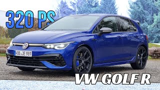 2022 VW Golf R Sportlicher als GTI Clubsport  Review Fahrbericht Test [upl. by Jerrol]